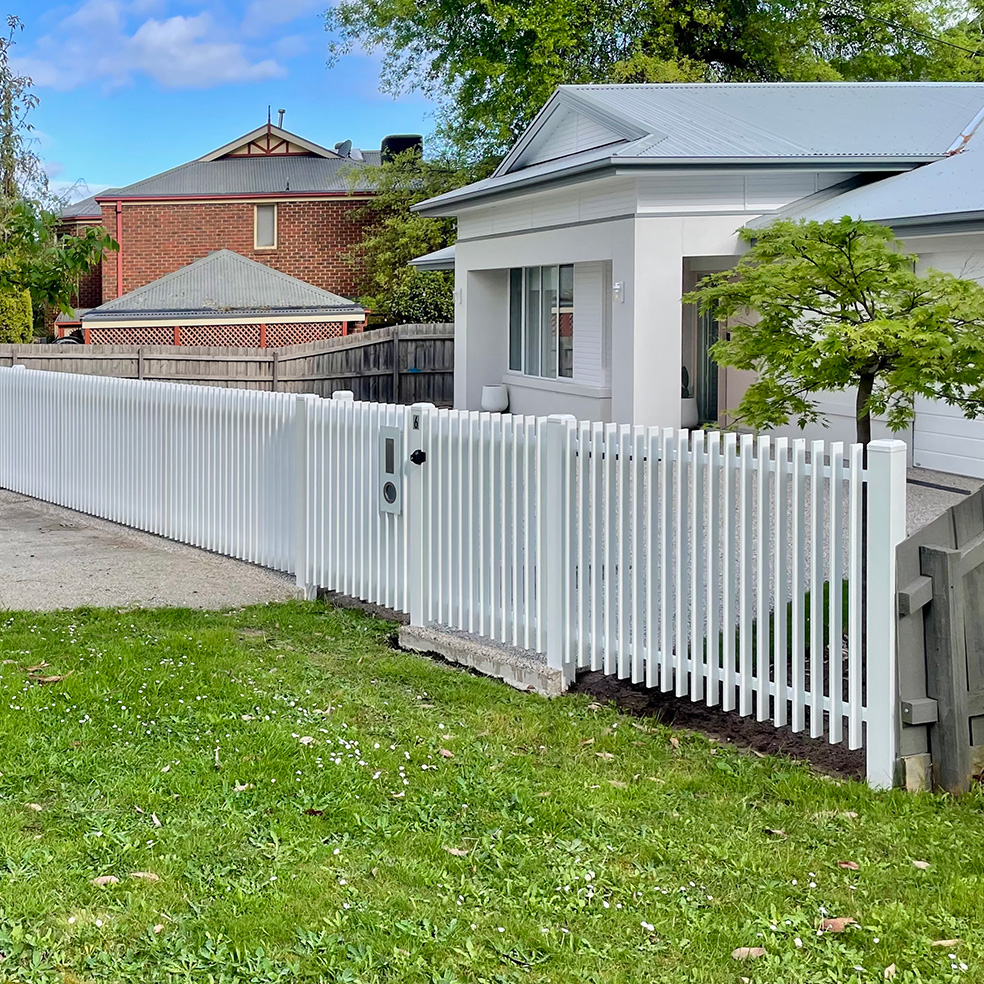 White Blade Residential Fence & Gate